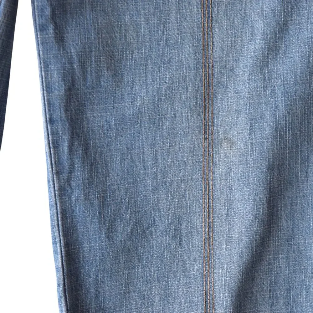 Vintage Faded Glory Y2K Denim Capri Jeans - Size 4 - Drawstring Hem - Picture 8 of 8